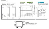 Nástěnný konvektor JAGA MAXI WT 590x830, typ 20, barva vzorník   MAXW.059 083 20/WT
